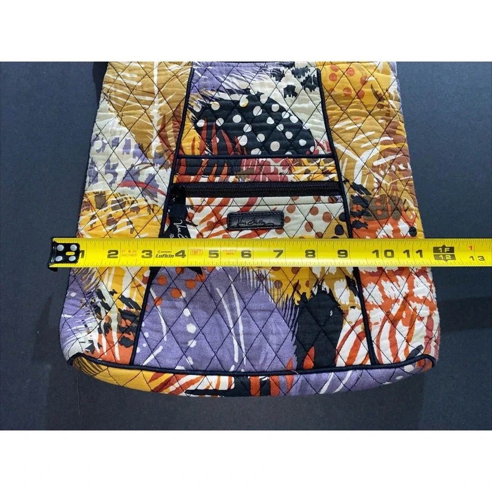 Vera Bradley HIPSTER Crossbody PAINTED FEATHERS Purse Shoulder Bag Retired VGC